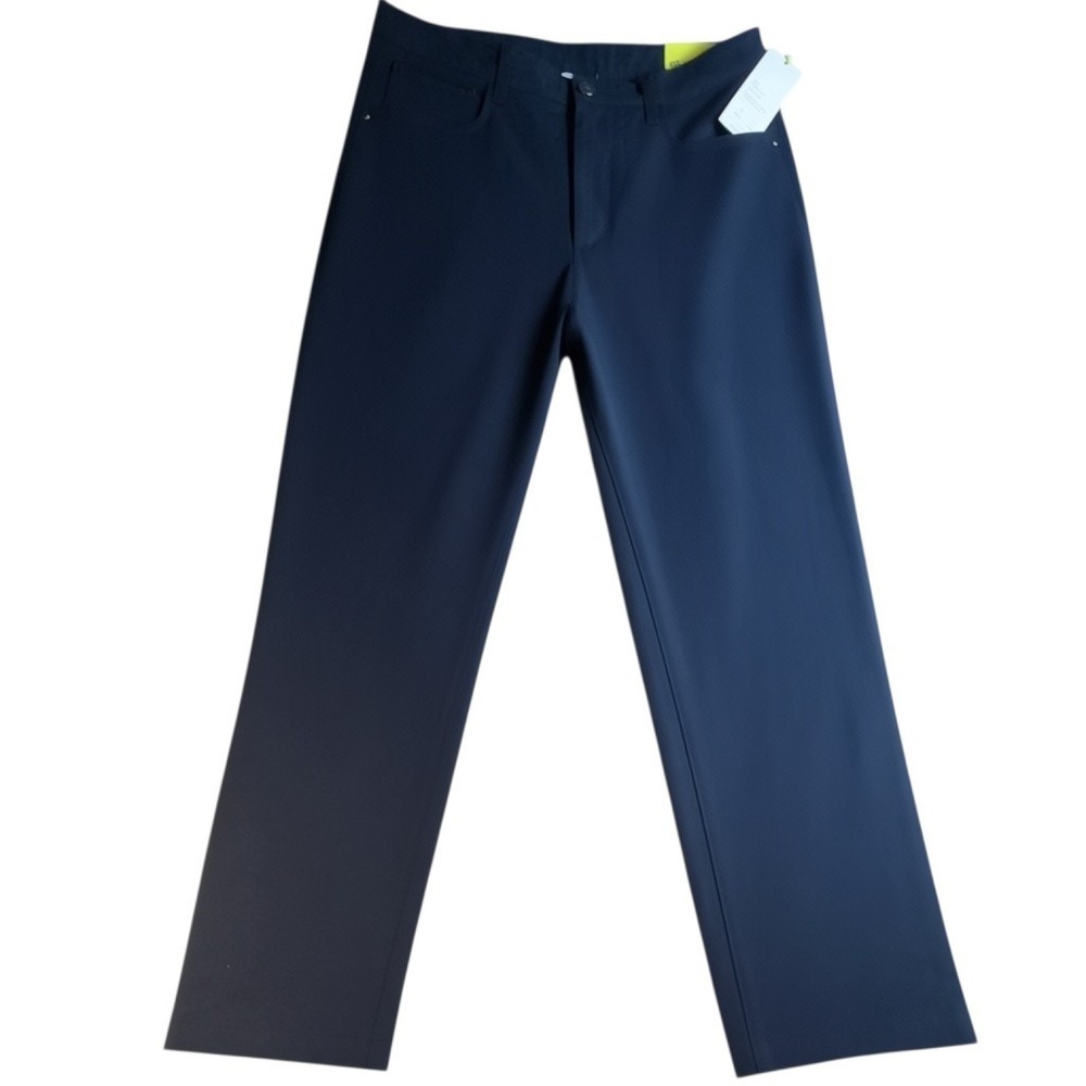 All In Motion Mens 360 Relaxed Fit Twill Pants Black 32x32 Moisture Wicking
